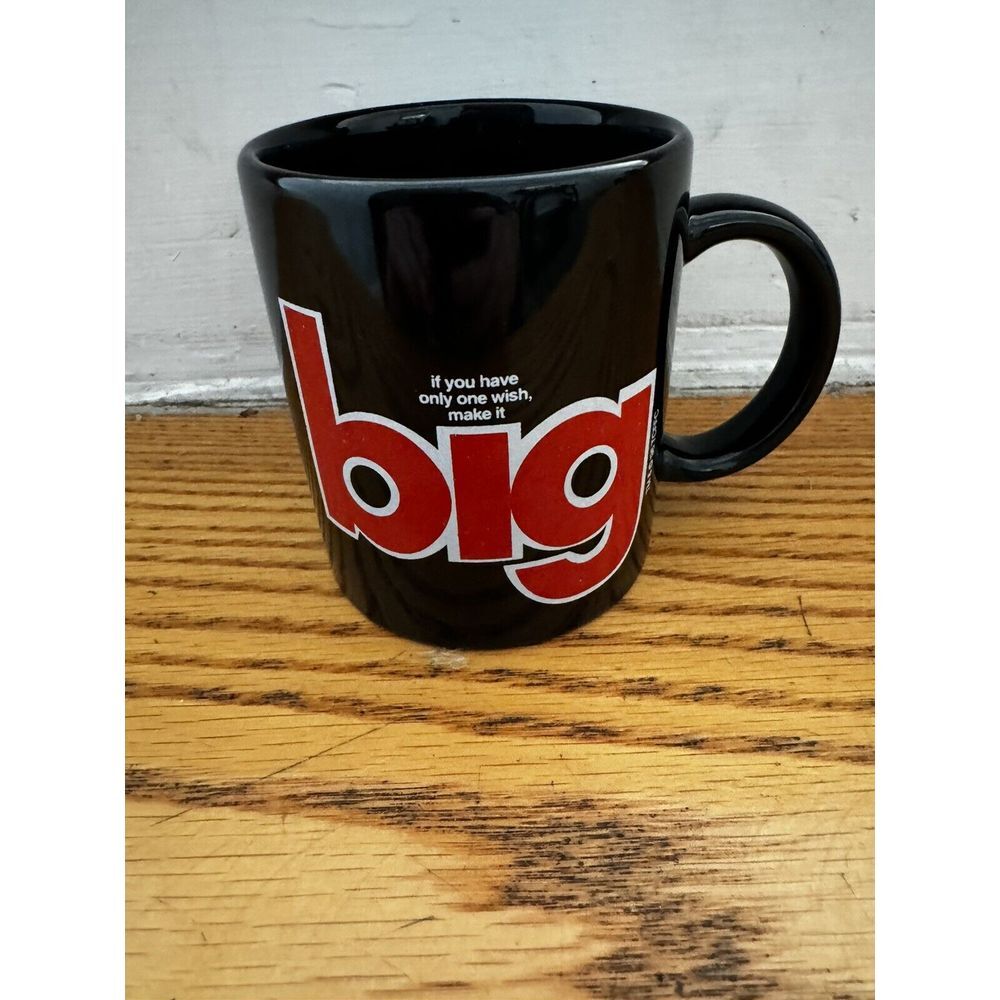 Vintage Big The Musical Coffee Mug Broadway Show‎ 1996 Tom Hanks Mike Ockrent